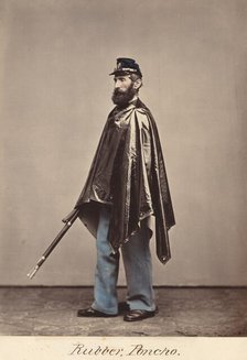 Rubber Poncho, 1866. Creator: Oliver H. Willard.
