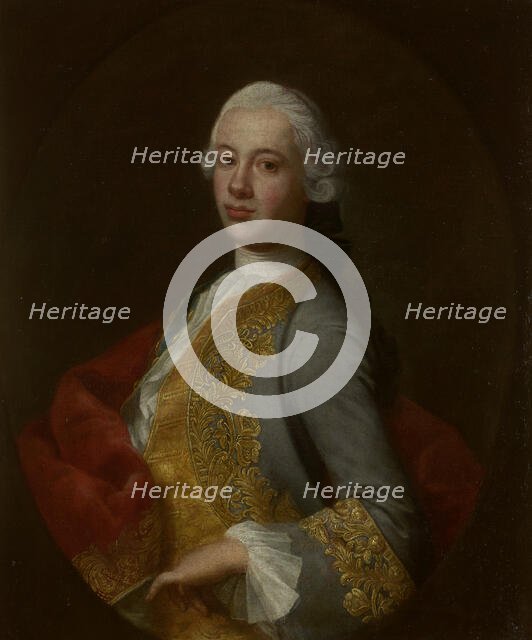 Portrait of Jan Jacek Tarnowski (1729-1808), Starost of Kahorlice and Byszów, c1750. Creator: Augustyn Mirys.