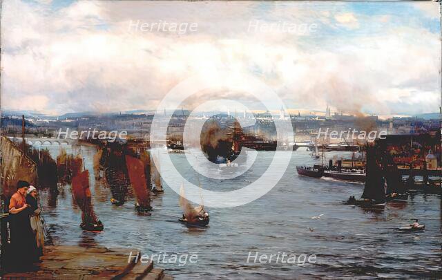 Aberdeen Harbour, 1897. Creator: David Farquharson.
