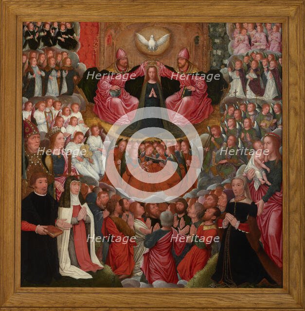 The Coronation of the Virgin, 1640s. Creator: Unknown.