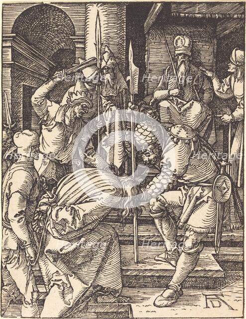 Christ before Annas, probably c. 1509/1510. Creator: Albrecht Durer.