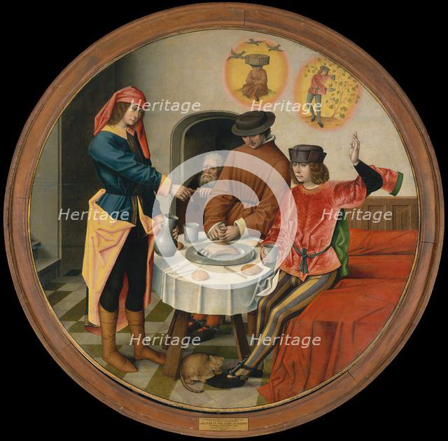 Joseph Interpreting the Dreams of His Fellow Prisoners. Creator: Master of the Story of Joseph.