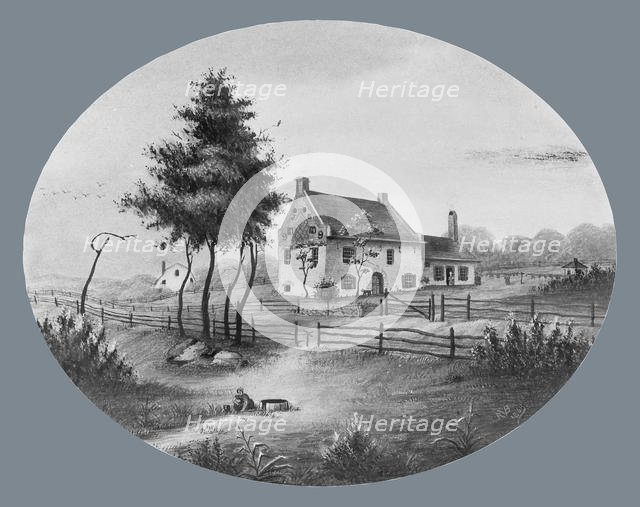 Vechte House at Gowannus, Brooklyn, New York, 1865. Creator: Unknown.