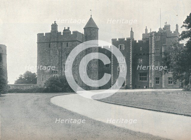 'Dunster Castle', c1907. Artist: Leonard Willoughby.