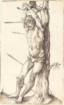 Saint Sebastian Bound to the Tree, 1500/1501. Creator: Albrecht Durer.