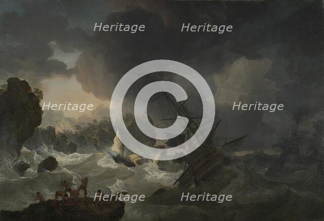 The Shipwreck, 1775. Creator: Hendrik Kobell.
