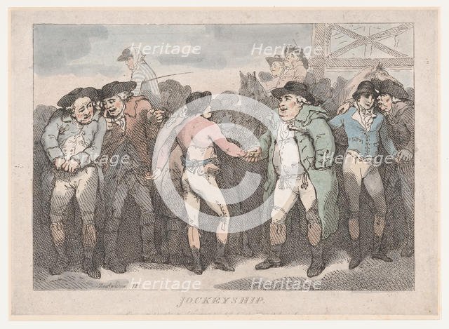 Jockeyship, November 31, 1785., November 31, 1785. Creator: Thomas Rowlandson.