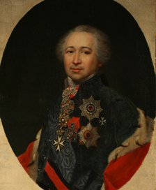Portrait of Prince Alexander Kurakin (1752-1818), 1810s. Artist: Anonymous  