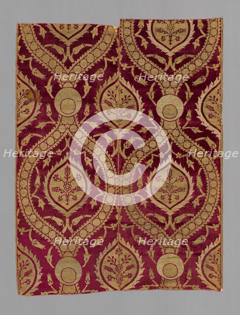 Panel, Turkey, 1550/1600. Creator: Unknown.