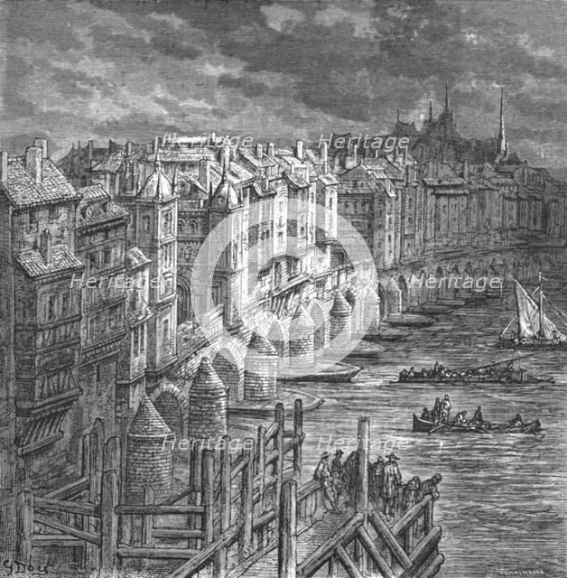 'London Bridge, 1694', 1872.  Creator: Gustave Doré.