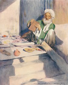 'The Bookworm', 1905. Artist: Mortimer Luddington Menpes.