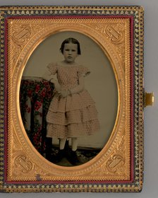 Untitled (Portrait of a Standing Girl), 1865. Creator: Unknown.