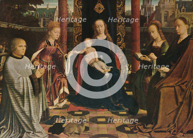 'The Virgin and Child with Saints and Donor', 1510, (1909). Artist: Gerard David.
