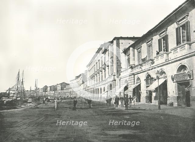 The Marina, Messina, Sicily, Italy, 1895. Creator: W & S Ltd.