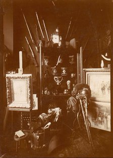 Collection of Military Artifacts, 1880s. Creator: Unknown.
