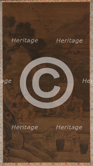 Expelling Demons from the House, Ming dynasty, 16th century. Creator: Unknown.