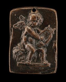 Cupid Playing on a Lyre, c. 1500. Creator: Unknown.