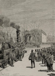 Inauguration of the France Railroad in Gerona, on January 20, 1878, (1878).  Creator: Tomás Carlos Capuz.