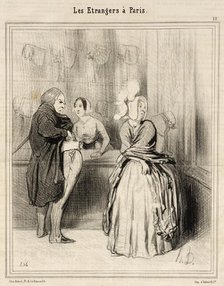 Le Chapeau qu'on rapporte de Paris, 1844. Creator: Honore Daumier.