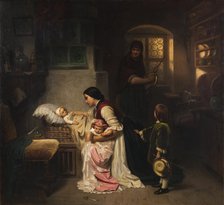 The Nanny, Second Half of the 19th cen.. Creator: Piloty, Carl Theodor von (1826-1886).