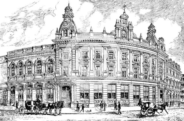 St. Martin-In-The-Fields Townhall, 1890. Creator: Unknown.