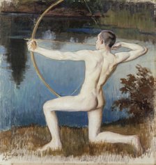 Archer, 1897. Creator: Vaino Blomstedt.