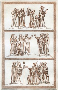 The Life of Thomas Becket, (1801).Artist: Joseph Strutt
