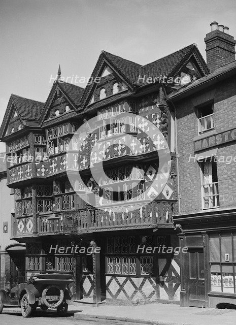 Buick outside the Feathers Hotel, Ludlow, Shropshire, c1930. Artist: Bill Brunell.