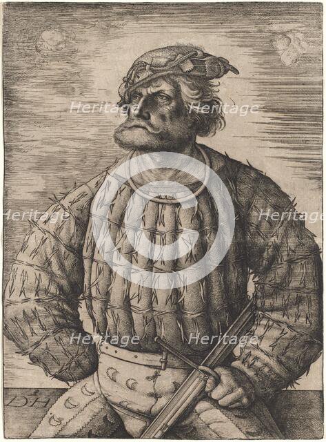 Kunz von der Rosen, c. 1518. Creator: Daniel Hopfer.