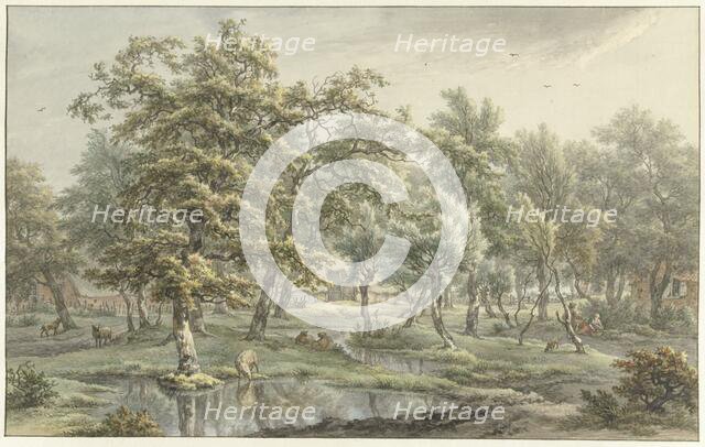 Landscape in Eext (Drenthe Province), 1793. Creator: Egbert van Drielst.