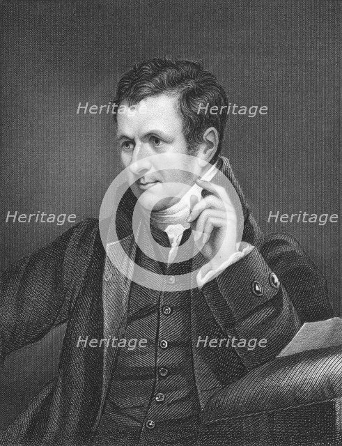 Humphry Davy, British chemist, 19th century. Artist: Unknown