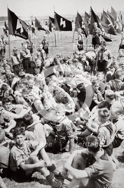 Summer camp of the Hitler Youth, Germany, 1936. Artist: Unknown