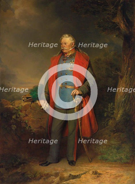 Field marshal Josef Graf Radetzky of Radetz (1766-1858) , 1852. Creator: Decker, Georg (1818-1894).