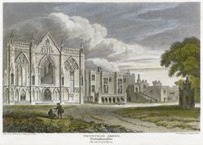 West aspect of Newstead Abbey, Nottinghamshire, 1813. Artist: Skelton