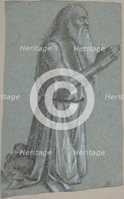 Saint Jerome (recto); Soldier with a Spear (verso), 1460-1525. Creator: Vittore Carpaccio.