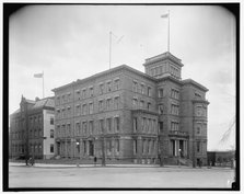 U.S. Public Health Service building, B St., SE, between 1910 and 1920. Creator: Harris & Ewing.