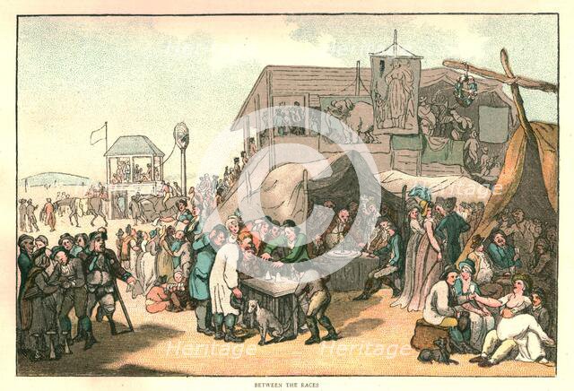'The Humours of Horse Racing, Between the Races', c1816 (1886). Creator: Unknown.