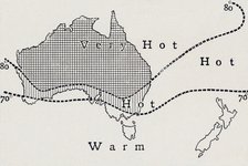 'Average January Temperature', 1923. Creator: Unknown.