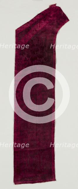 Fragments of a Chasuble, 1600s. Creator: Unknown.