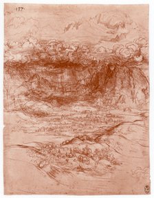'Storm in the Alps', c1503-1505. Artist: Leonardo da Vinci