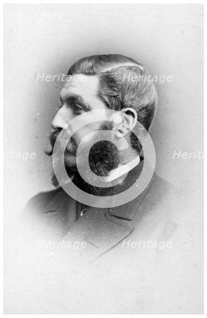 Portrait of a man, c1880-1909(?).Artist: Elliott & Fry