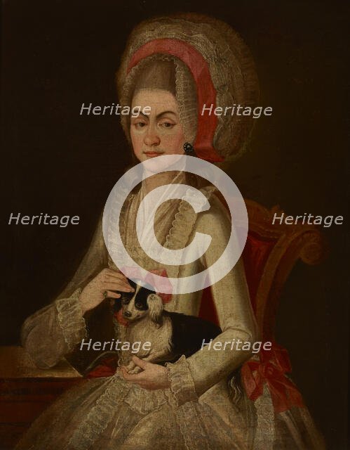 Portrait of Tekla Kosciuszko née Ratomska (ca.1715-1768), Mother of Tadeusz Kosciuszko, c1760. Creator: Jan Koltonowski.