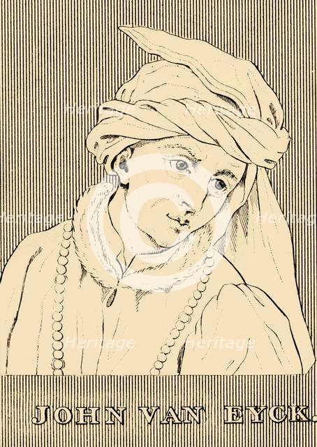 'John Van Eyck',  (c1390-1441), 1830. Creator: Unknown.