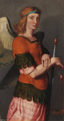 Saint Michael the Archangel, c1550-1560. Creator: Moroni, Giovan Battista (1520/25-1578).