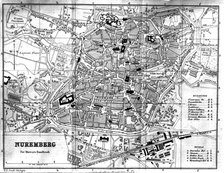 City Map - Nuremberg, 1900. Creator: Unknown.