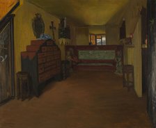 Victor Hugo's bedroom at Hauteville House, 1896. Creator: Pierre Georges Jeanniot.