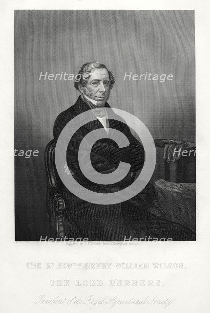 Henry William Wilson, 11th Baron Berners, c1880. Artist: DJ Pound