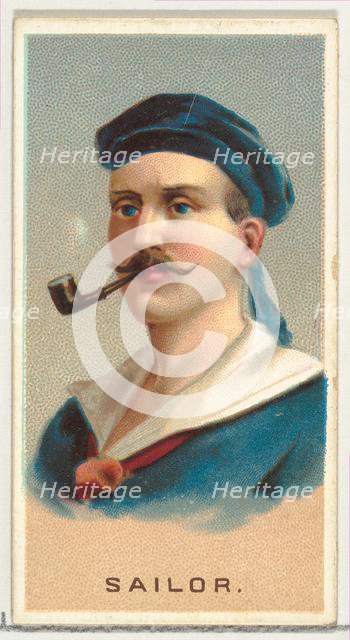 Sailor, from World's Smokers series (N33) for Allen & Ginter Cigarettes, 1888. Creator: Allen & Ginter.