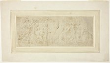 Procession of Figures and Oxen, 1549/53. Creator: Girolamo da Carpi.