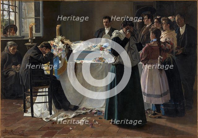 Mira qué bonita era, 1895. Creator: Romero de Torres, Julio (1874-1930).